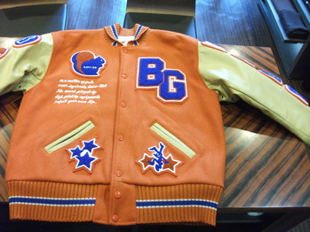 スタジャン　『身幅～AH～袖幅つめ、肩幅つめ』