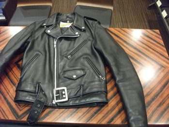 レザージャケット 『身幅~AH~袖巾つめ』