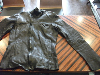 レザージャケット　『着丈つめ、袖丈つめ』