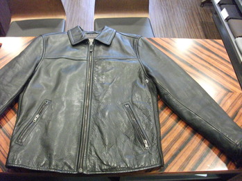 レザージャケット 『身幅~AH~袖巾つめ』