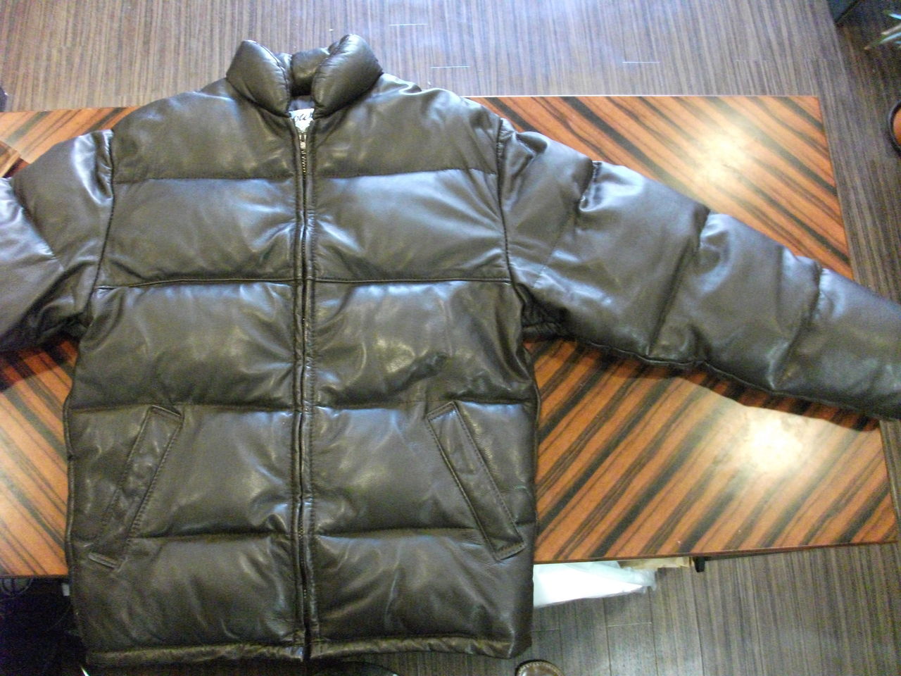船橋 ロゼオファクトリー 店長のリメイク日記 レザーダウンジャケット