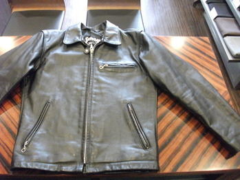 レザージャケット 『身幅~AH~袖巾つめ』
