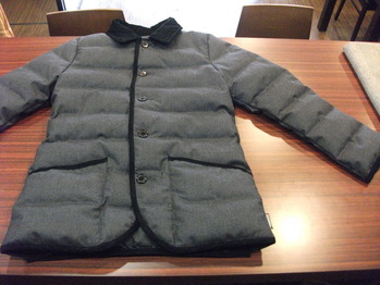 ダウンジャケット　『身幅～AH～袖幅つめ』