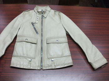 レザージャケット 『身幅~AH~袖幅つめ、上で袖丈詰め』