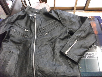 レザージャケット 『袖丈つめ』