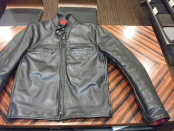 レザージャケット 『身幅~AH~袖巾つめ、肩幅つめ』