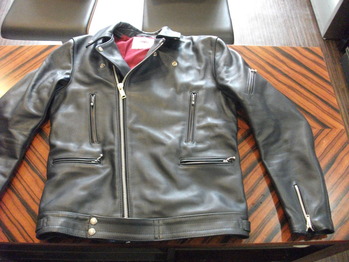 レザージャケット 『身幅~AH~袖幅つめ』