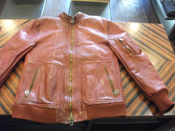 レザージャケット 『身幅~AH~袖幅つめ、肩幅つめ』