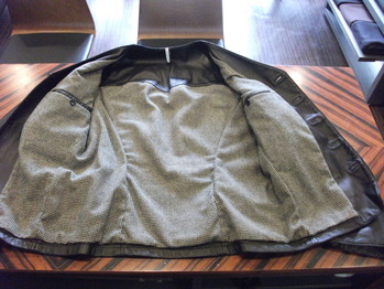 レザージャケット　『リサイズ＆リメイク、総裏地替え』