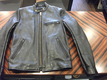 レザージャケット 『身幅~AH~袖巾つめ』