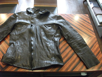 レザージャケット　『着丈つめ、袖丈つめ』