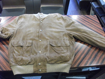 スエードブルゾン 『身幅~AH~袖巾つめ、肩幅つめ』