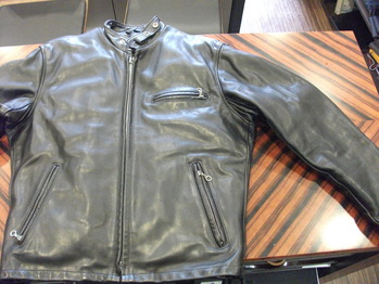 レザージャケット 『身幅~AH~袖巾つめ、マチ取り』