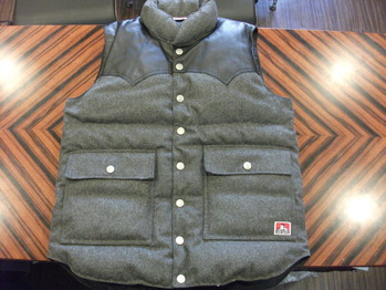 ダウンベスト　『AH～身幅～裾幅つめ』