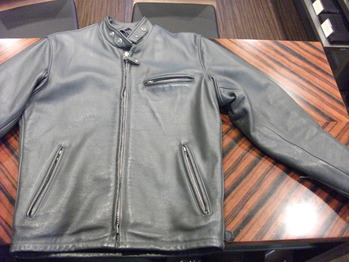 レザージャケット　『身幅～AH～袖巾つめ、着丈つめ』