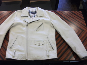 レザージャケット 『身幅~AH~袖巾つめ、肩幅つめ』