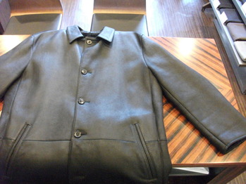 ムートンジャケット　『身幅～AH～袖巾つめ、肩幅つめ』