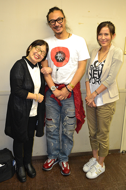 杉本彩さんと、ご主人の松山禎秀さん、そして、サノスミコ
