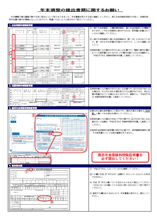「年末調整で間違えやすいポイントの説明用資料」平成27年度版ダウンロード開始 : 労務ドットコムの名南経営による人事労務管理最新情報