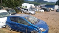 流された車たち、施設周辺
