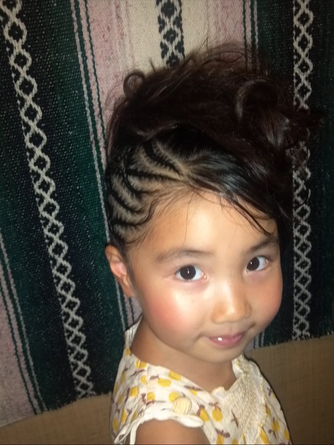 小学一年生のヒップホップキッズダンサーちゃん 糀谷のblack Hair Route66 編師 Ayumi