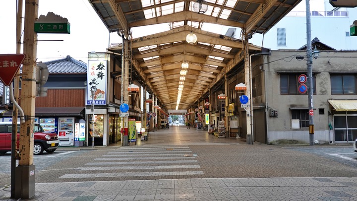 BROMPTON旅 ポタリング 舞鶴 アーケード街