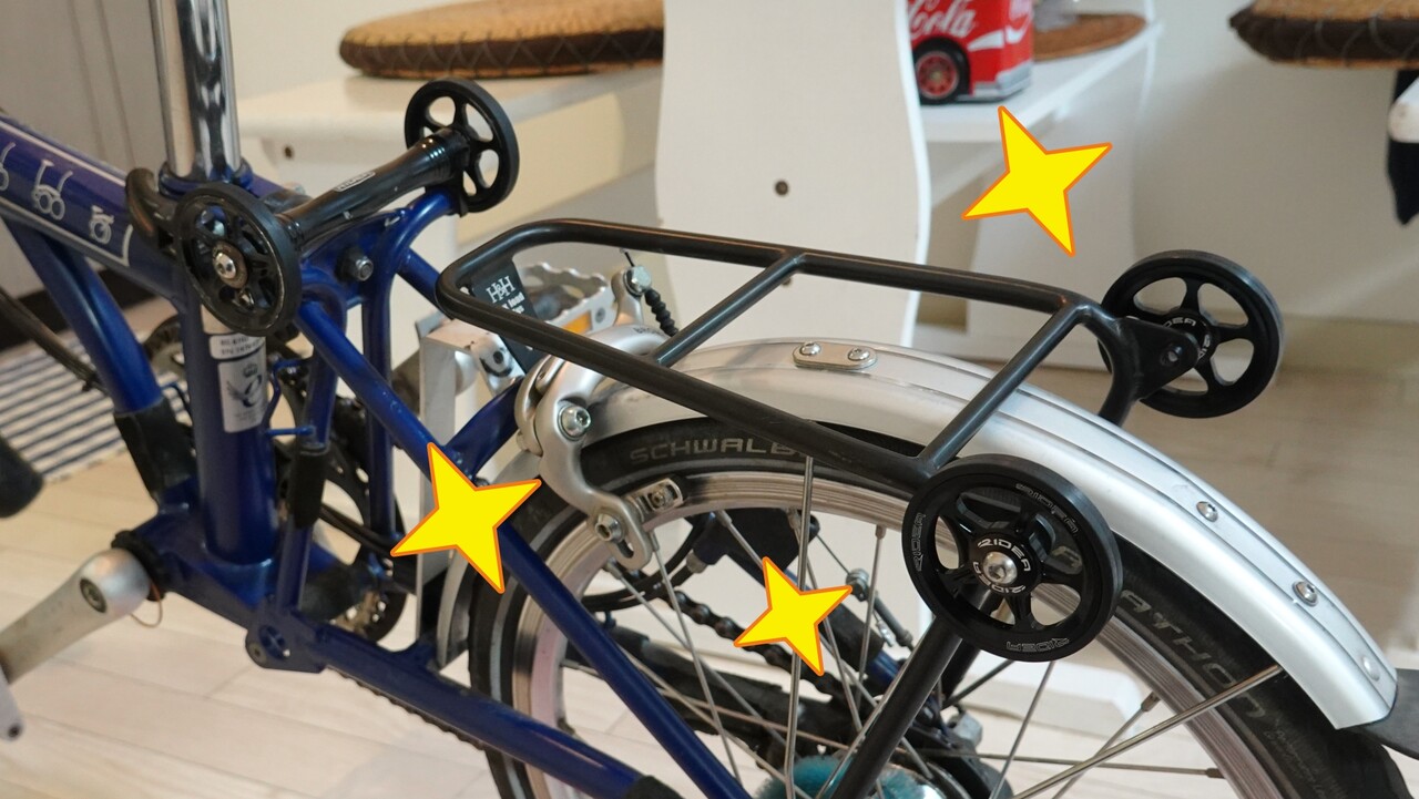 BROMPTON海外空輸対策『Z計画』02 H&H Titanium Rear Carrier BROMPTON海外空輸対策『Z計画』02 H&H Titanium Rear Carrier