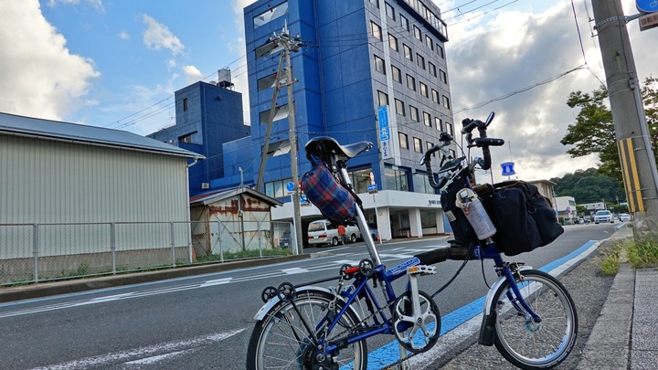 BROMPTON旅 ポタリング 舞鶴 シーサイドホテルパルコ