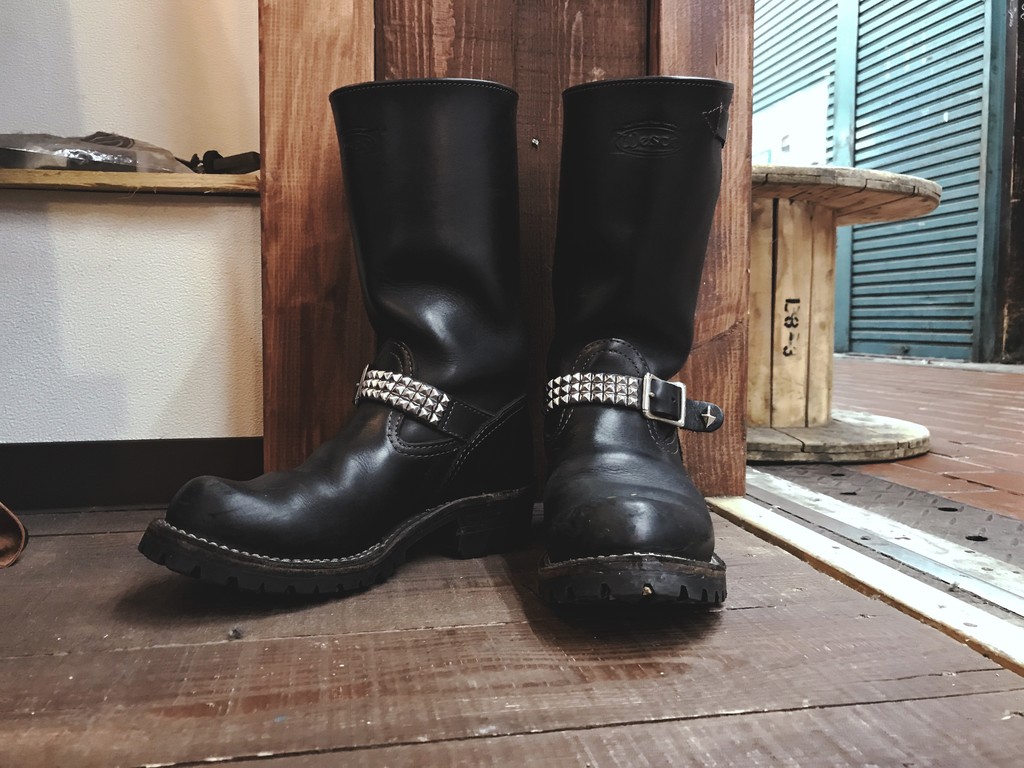 ウエスコ ボス スタッズカスタム : 神戸ハンドメイド革製品