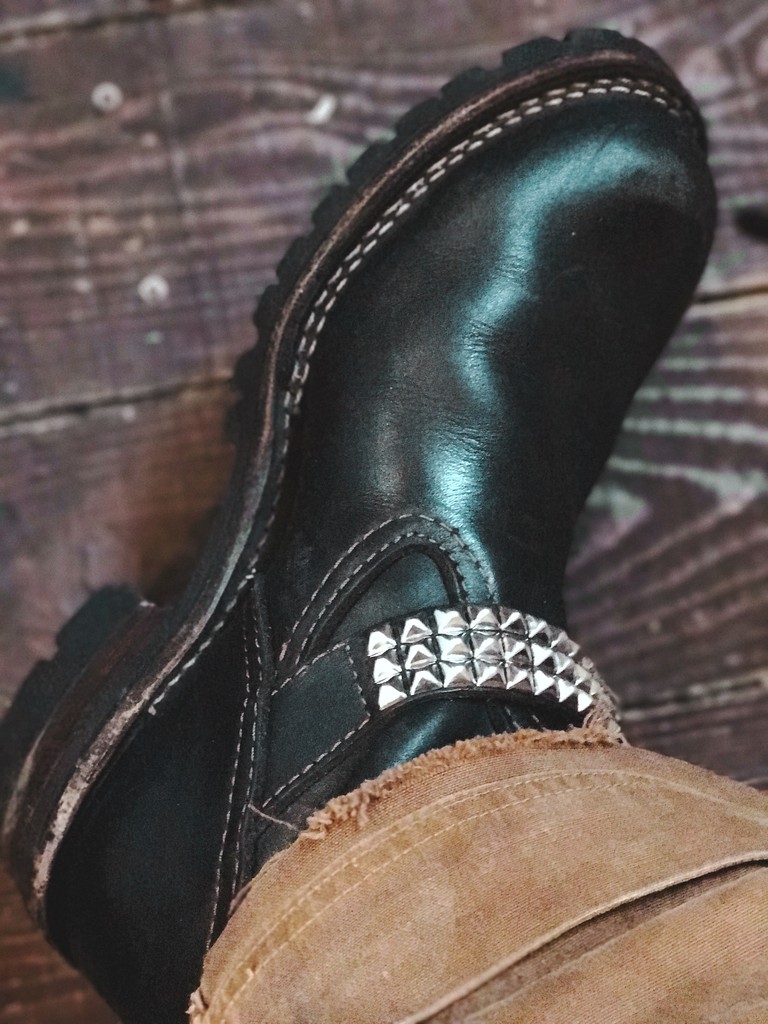 ウエスコ ボス スタッズカスタム : 神戸ハンドメイド革製品