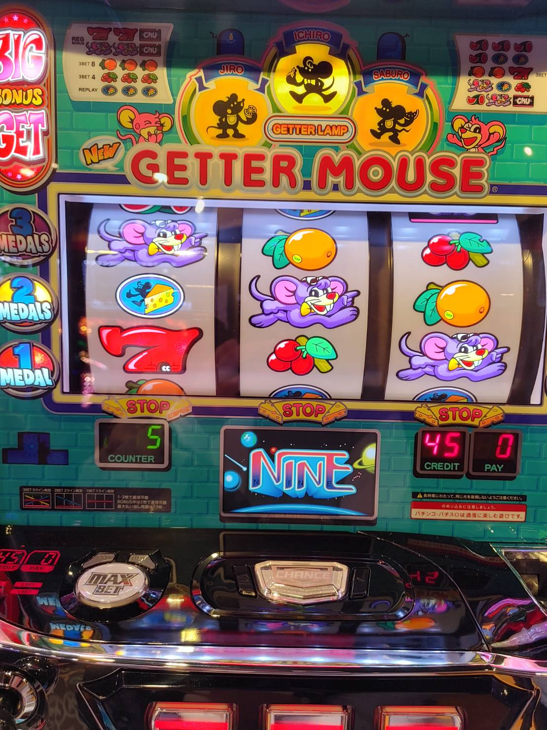 UNIVERSAL GETTER MOUSE ゲッターマウス スロット パチスロ 143