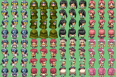 Rpgツクールvx 歩行グラフィック 恋姫 無双 特集 製作者的バックステージ Rpgツクールvx 歩行グラフィック 恋姫 無双 特集 製作者的バックステージ