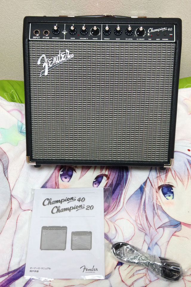 Fender Champion 40 レビュー : rs6000の日記