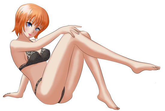 黒レース下着のお姉さん 1