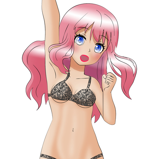 黒のレースの女の子 2