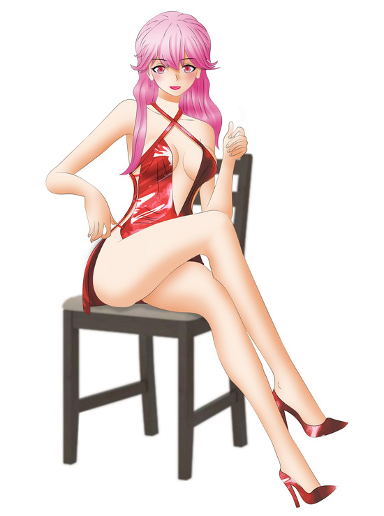 紅いドレスのお姉さん 1