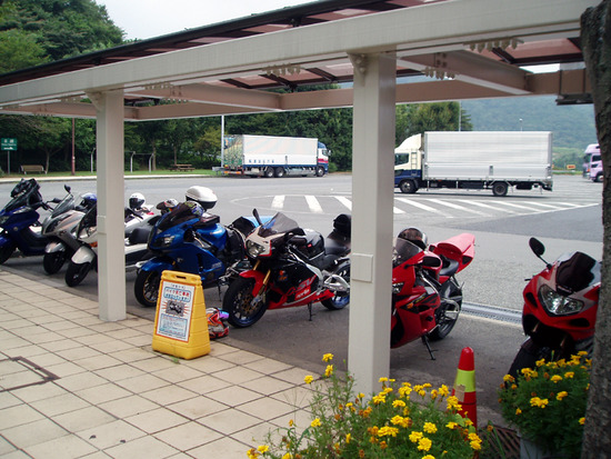 110816 富士山ツーリング 2 東名鮎沢P