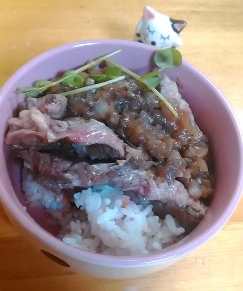 20161020ステーキ丼2
