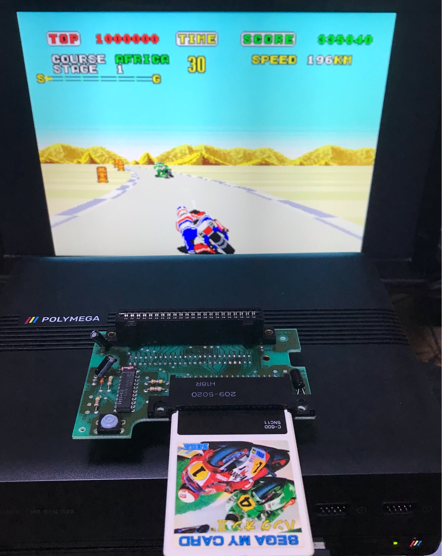 POLYMEGAにメガアダプタ、RAMアダプタ、スーパーゲームボーイを 