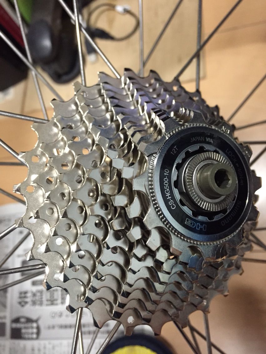 自転車と車と徒然なる日々 スプロケット１０速化