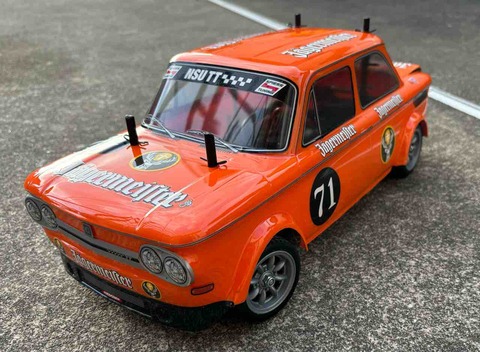 本日限り！未走行車タミヤMB-01 NSU TTボディメカ付き