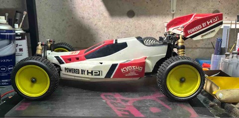 オプティマミッド メカ、プロポ付き 1/10 EP 4WDレーシングバギー オプティマミッド 30622 - KYOSHO RC