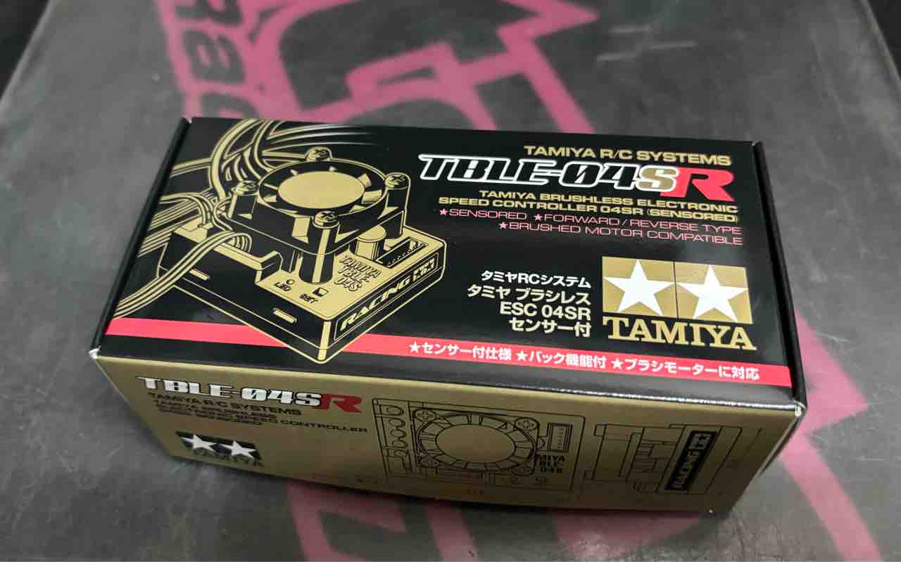 タミヤ TBLE-04SR ブラシレス ESC 04SR センサー付 未使用品 タミヤ ブラシレス ESC(エレクトロニック スピード