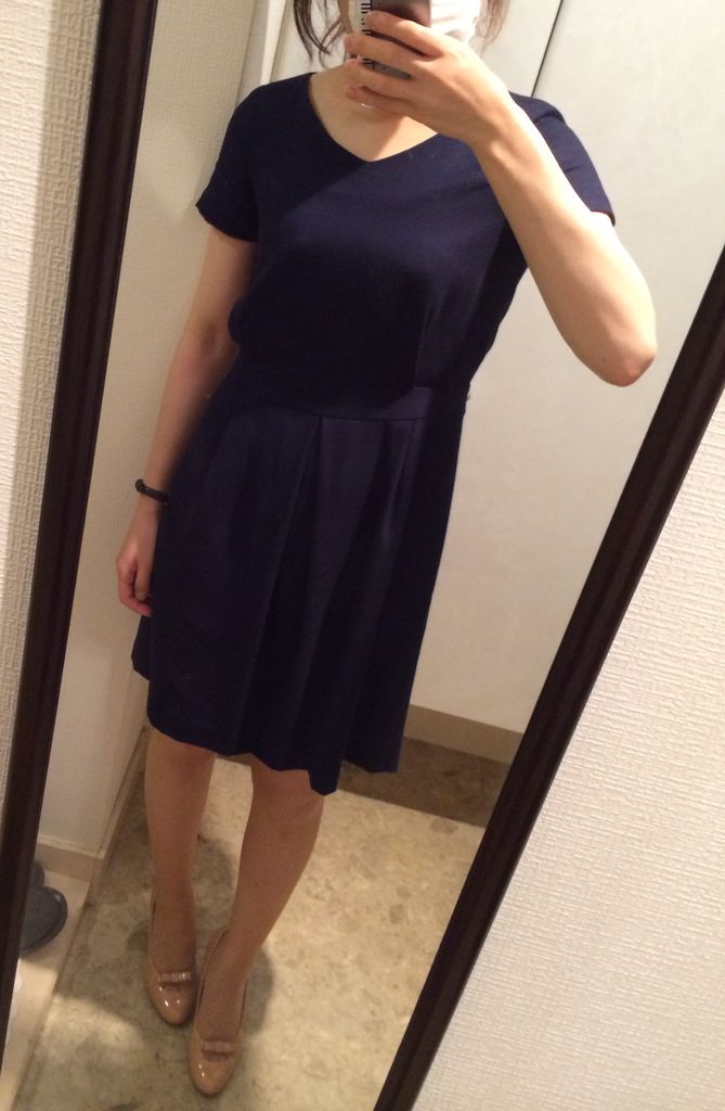 通勤コーデ ワンピース アラサーolの日々精進