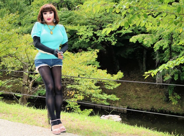 ４、上田城址チャーミング留美ちゃん