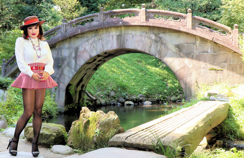 小石川後楽園１０２／パンチラ円月橋