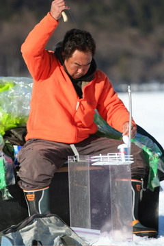 ワカサギ釣りの匠