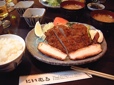 正月トンカツ