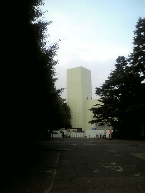 大隈講堂工事中