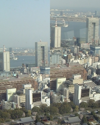 東京タワー(250M)角度比較